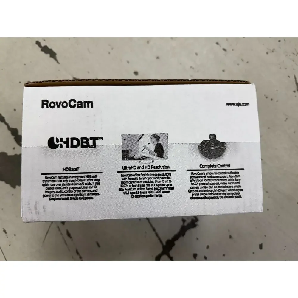 AJA RovoCam Integrated UltraHD/HD Camera with HDBaseT 12x Optical Zoom NIB